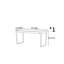 Bureau en bois massif de style nordique à lumière de luxe-1370493510
