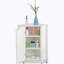 Armoire de salle de bain, armoire de rangement de coin triangulaire avec tablette réglable-944394635-944394638