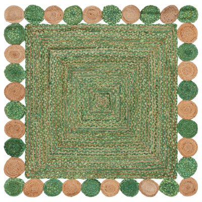 Sherise Hand Woven Jute Cotton Rug