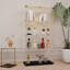 Vitrine en verre trempé, armoire à vin, armoire de rangement, classeur, avec bande à DEL Bluetooth-2104610983-2104610981