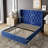 Duluth Upholstered Wingback Bed-70787452-70787451