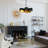 Grigor 5-Light Dimmable Drum Geometric Chandelier