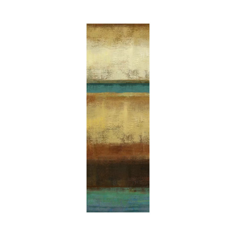 Earth by Allison Pearce - Wrapped Canvas Panoramic Painting, 30.48 cm H x 91.44 cm W x 1.91 cm D