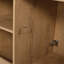 Meuble-lavabo autoportant de 122 cm (119 cm) avec 3 portes d'armoire à fermeture amortie, en contreplaqué (lavabo non inclus).