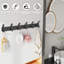 Portemanteaux mural robuste avec 6 crochets-1409863954