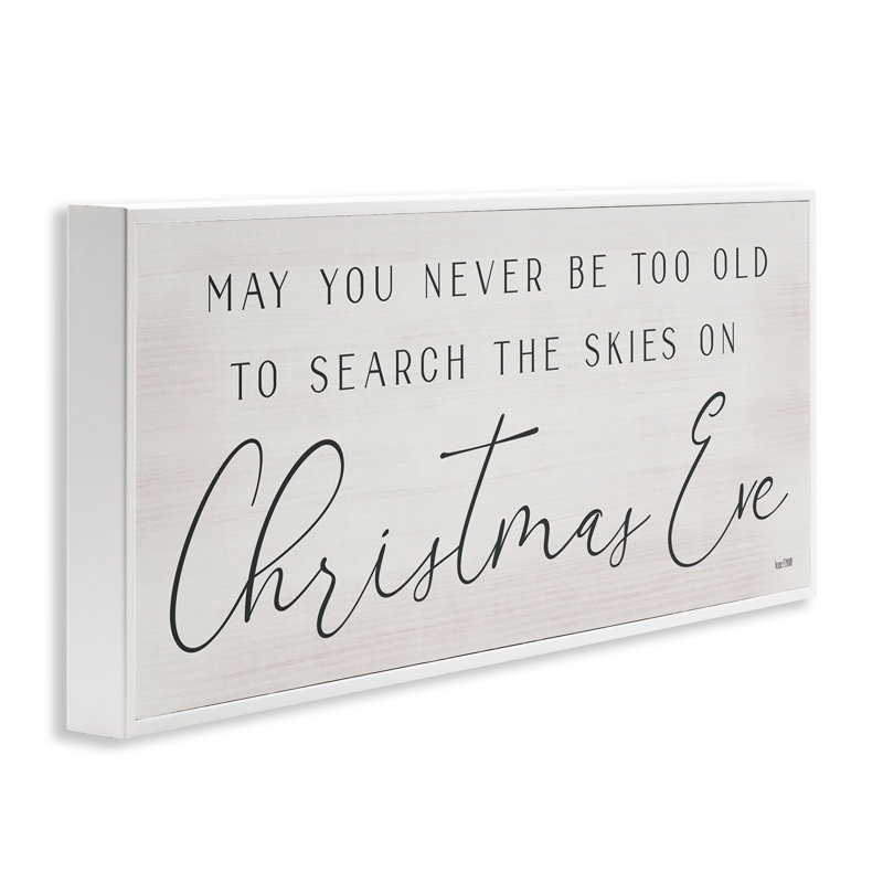 Inspirant réveillon de Noël, typographie, sentiment, giclée, art texturé par Lux + Me Designs, H 13 po x l 30 po 