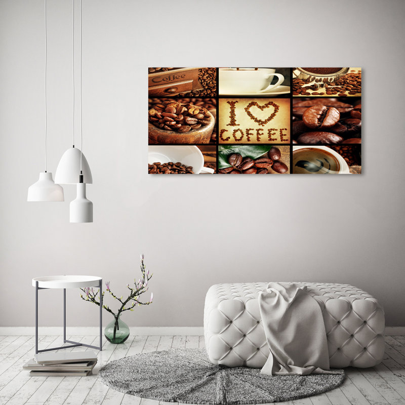 Coffee Collage - Wrapped Canvas Print