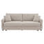 Canapé-lit Haran de 92 po, tissu beige-1248759970