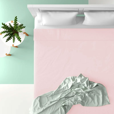 Soft Microfiber Single Flat Sheet - Basics by Wayfair™