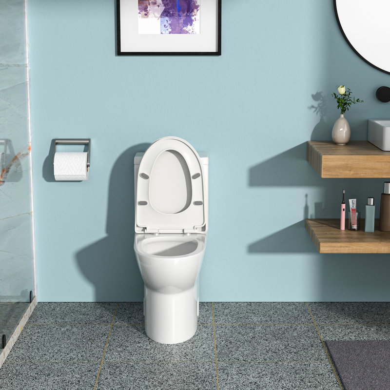 Toilette en céramique une pièce - Fabrication, double chasse blanche fiable et performante, mode chasse d'eau