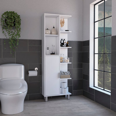 Armoire de rangement en lin Lauranne