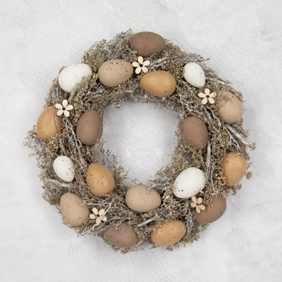Faux Twig Polyester 12'' Wreath