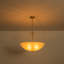 Lustre 4 lumières en verre albâtre