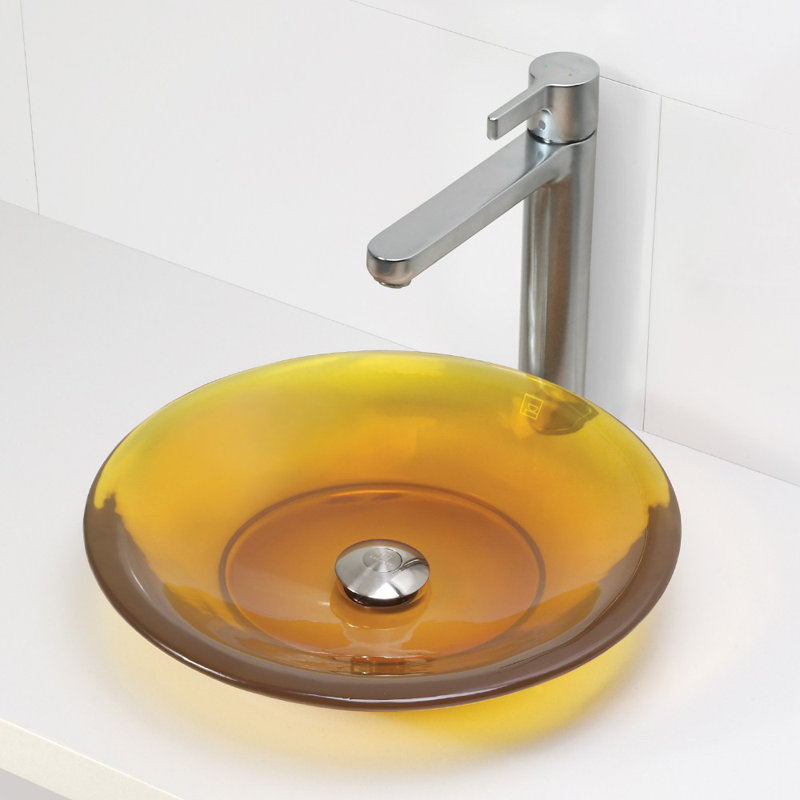 Lavabo de salle de bain vasque circulaire en plastique Nadine Incandescense, Structure alvéolaire