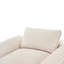 Chaise longue inclinable en velours côtelé avec accoudoirs-2033630472