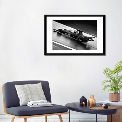 Lyall " F1 Wet Track Grayscale " by Unknown Artist