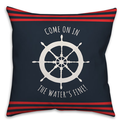  Coussin décoratif «Come on in the water»