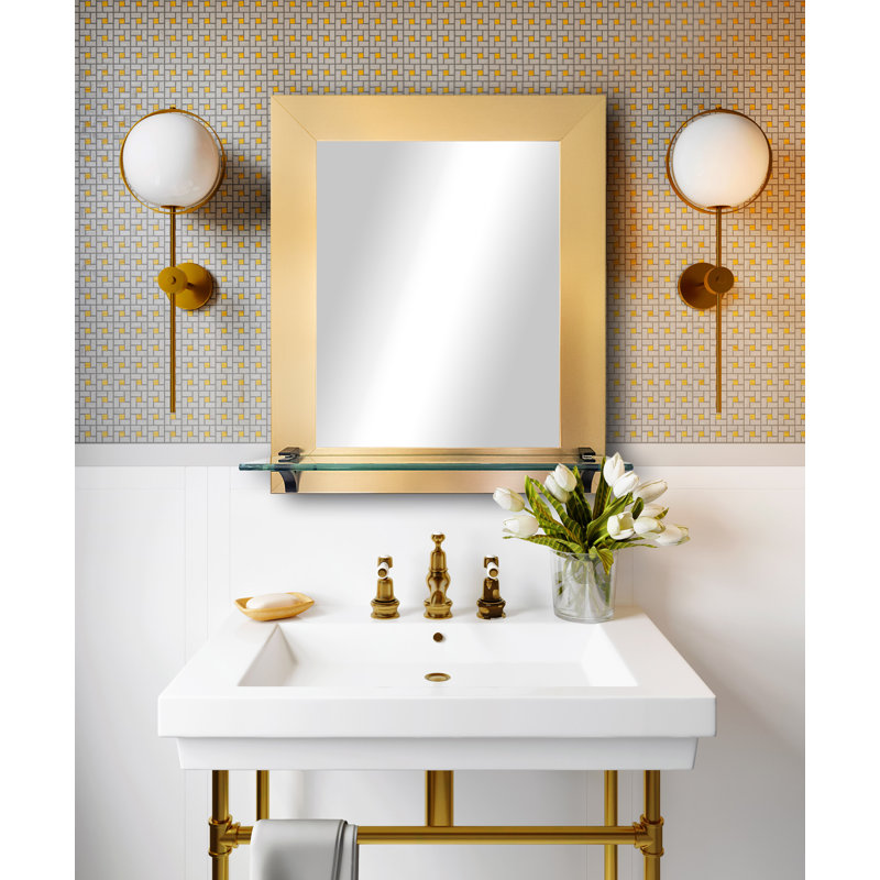 Miroir décoratif, Or français