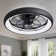 Juneann 20'' Bladeless Dimmable Ceiling Fan with LED Lights