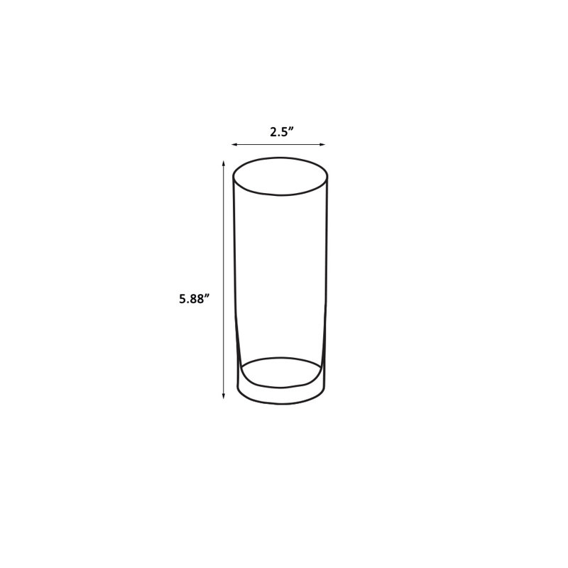 13 oz. Verre à whisky en cristal sans plomb, 6