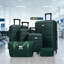 Ensembles de bagages Hardshell 6 pièces avec 2 sacs, valise de transport avec poignée et roues pivotantes doubles verrouillables, bagages légers de 16 po + 20 po + 24 po + 28 po