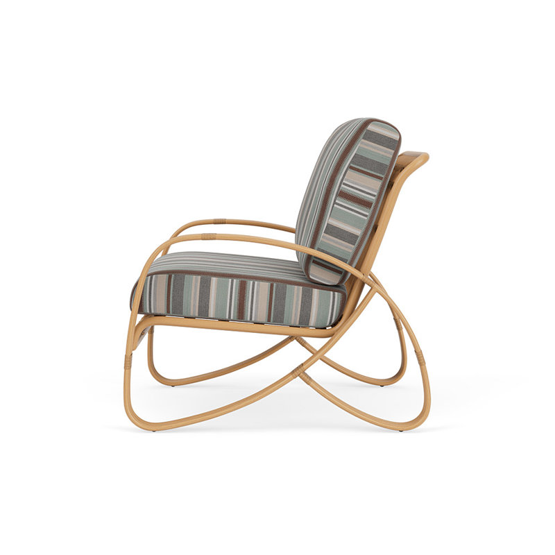 Riviera Outdoor Lounge Chair, Lima Heron