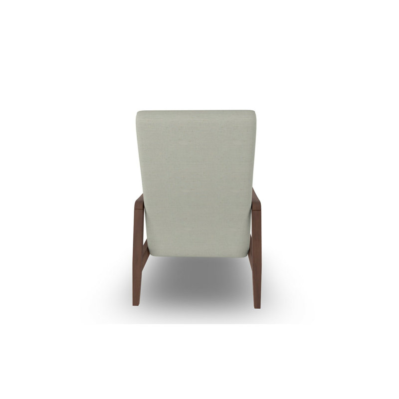 Fauteuil d'appoint moderne, Nuage, Noyer foncé
