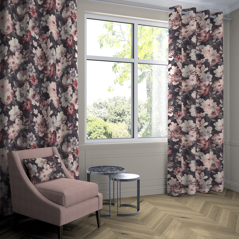 Hollenberg Cotton Room Darkening Curtain Pair, 294.64 W x 347.98 Drop D cm