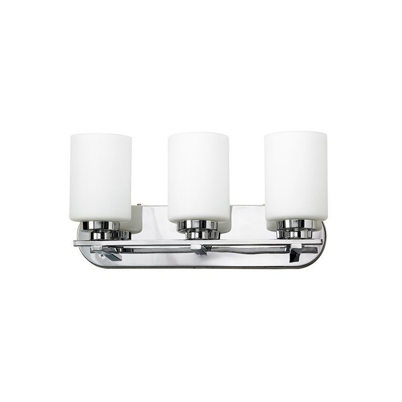 Éclairage pour meuble-lavabo 3 lumières Troene, Chrome