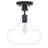 Sanor Glass Semi Flush Mount-193804471