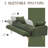 Rinor Upholstered 69'' Reclining Sleeper Sofa-1734586644
