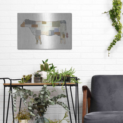 Luxe Metal Art 'Farm Sweet Farm Element II By Cour " Luxe Metal Art 'Farm Sweet Farm Element II By Courtney Prahl " by Courtney Prahl