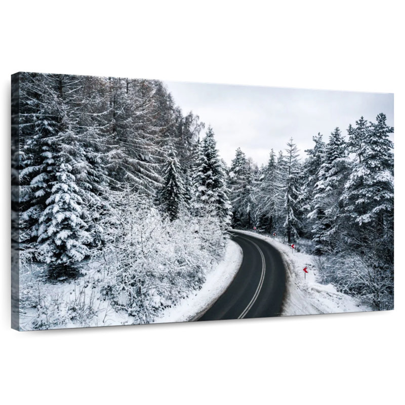 Harnek Curvy Road en hiver, H 8 po x l 12 po