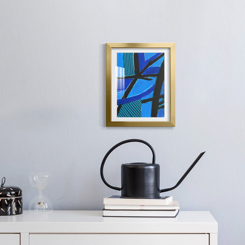 InvolvedBluesII-Framed Print, 25.5" H x 17.5" W