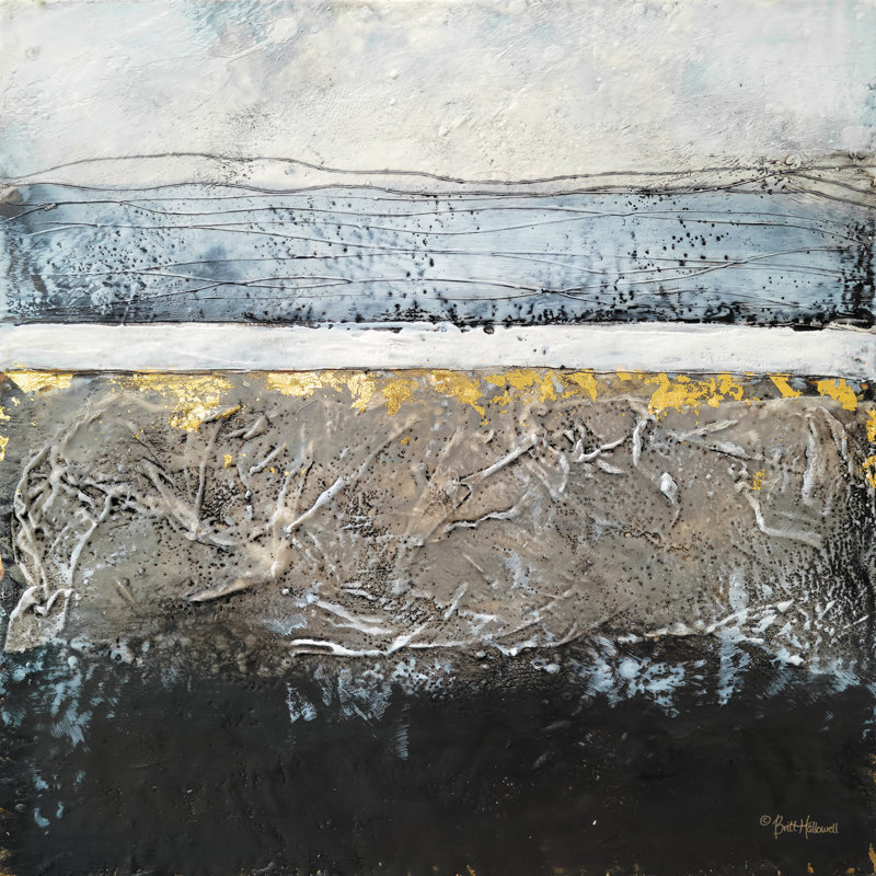 «Piling It On On Canvas» par Britt Hallowell, reproduction, H 12 po x l 12 po