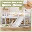 Space-saving Solid Wood Twin Xl Loft Bed, Modern Design For Home
