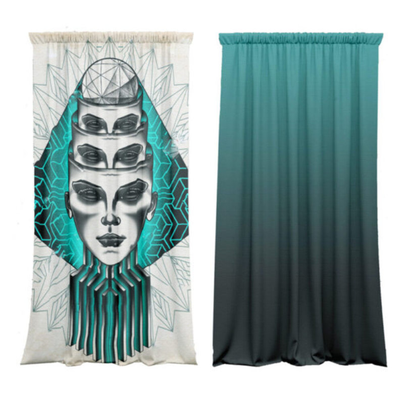 Velvet Blackout Curtain Panel Pair, 148 W x 200 D cm