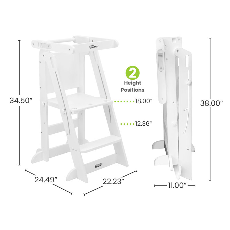 Tour d'apprentissage «Apprendre et plier», Blanc doux