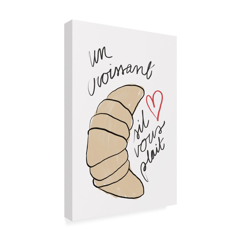 Art sur toile Athene Fritsch Un Croissant