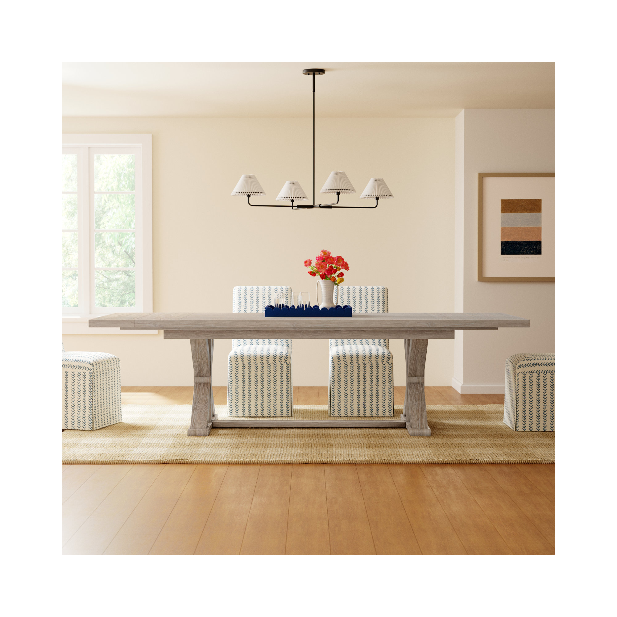 Lana 86" Extendable Dining Table