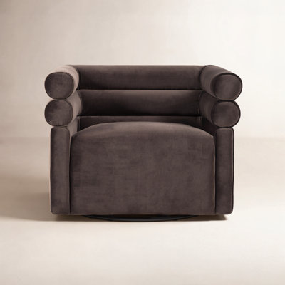 Arve Upholstered Swivel Armchair