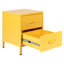 Kymarie 43cm W Steel Bedside Table-226817018