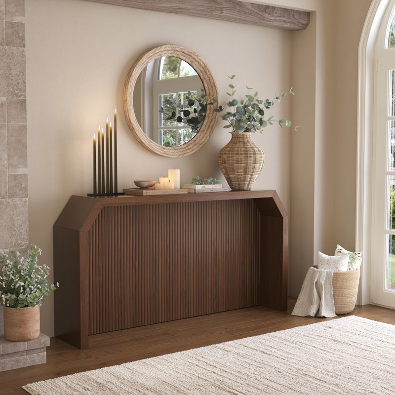  Console, vestibule pour vestibule et salon, Brun