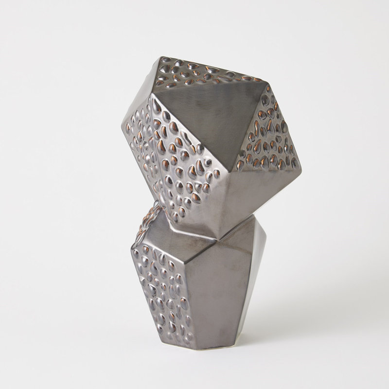 Les Facettes Sculpture, Matte Antique Bronze