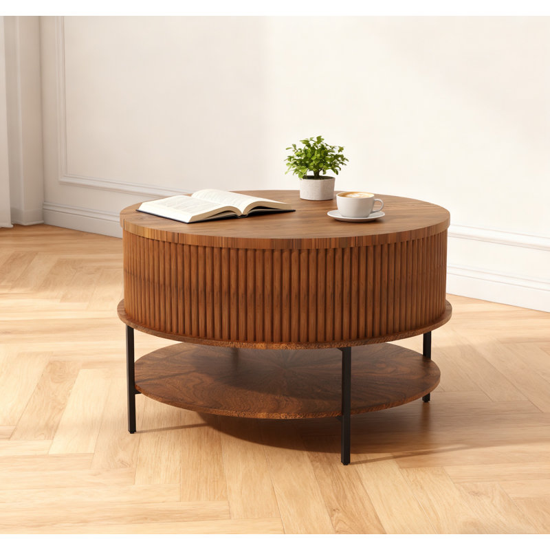 Table basse 31,5 pouces Farmhouse Brown