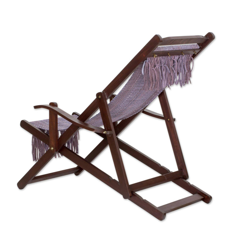 Chaise hamac Barthleney Oceanside, Mauve
