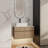 32" Floating Bathroom Vanity with Ceramic Sink and Soft-Close Cabinetry-2136284573