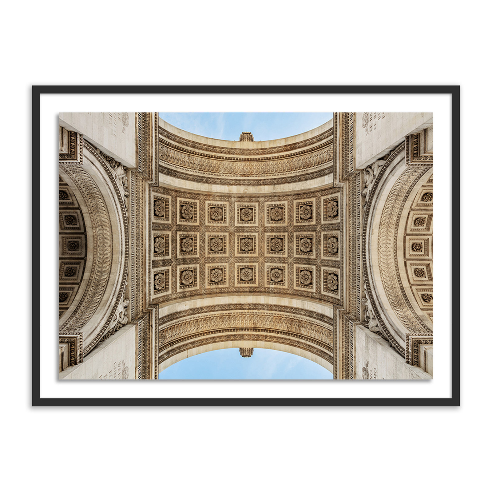 Arc De Triumphe by Guy Sargent, 36" H x 48" W x 2.5" D, Black