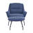 Caicedo Fabric Upholstered Accent Chair with Ottoman-1287311465