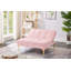 Tissu convertible futon avec pieds en métal